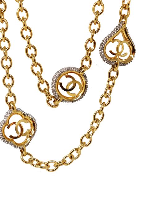 chanel long metal necklace price|chanel long necklace price.